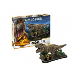 Puzzle 3D – Jurassic world T-rex (45 pièces) de la marque Revell (00241)