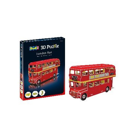 Puzzle 3D – Bus londonnien (66 pièces) de la marque Revell (00113)