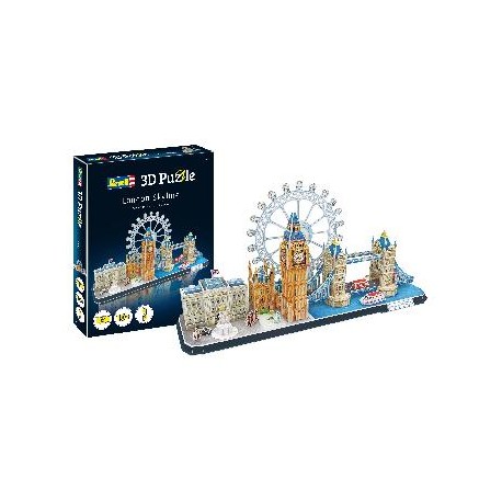 Puzzle 3D – Londres vu du ciel (107 pièces) de la marque Revell (00140)