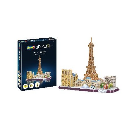 Puzzle 3D – Paris vu du ciel (114 pièces) de la marque Revell (00141)