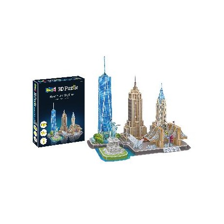 Puzzle 3D – New york vu du ciel (123 pièces) de la marque Revell (00142)