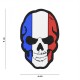 Patch tissu Skull France (avec velcro) de la marque 101 Inc (7141 | 446101-10016)