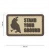 Patch 3D PVC Stand your ground