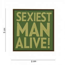 Patch 3D PVC Sexiest man alive OD (avec velcro) de la marque 101 Inc (12009 | 444120-7391)