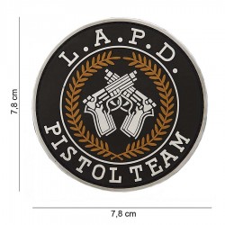 Patch 3D PVC LAPD pistol team