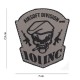 Patch 3D PVC Airsoft division gris (avec velcro) de la marque 101 Inc (18081 | 444130-5159)