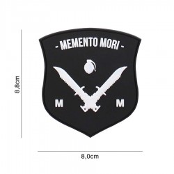 Patch 3D PVC Memento mori (avec velcro) de la marque 101 Inc (6110 | 444130-7231)