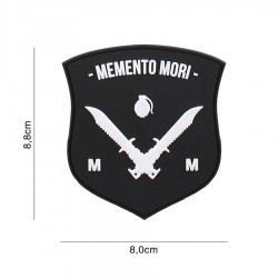 Patch 3D PVC Memento mori