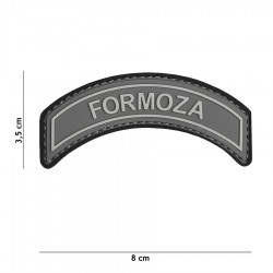 Patch 3D PVC Formoza gris (avec velcro) de la marque 101 Inc (2087 | 444130-7027)