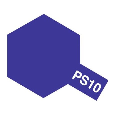 Peinture en spray pour carrosserie en polycarbonate - Peinture PS10 violet 100 ml de la marque Tamiya (86010)