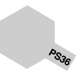 Peinture en spray pour carrosserie en polycarbonate - Peinture PS36 argent translucide 100 ml de la marque Tamiya (86036)