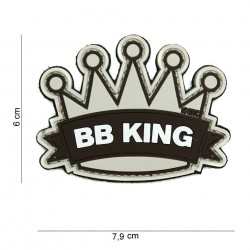 Patch 3D PVC BB King beige (avec velcro) de la marque 101 Inc (14032 | 444130-3871)