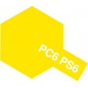 Peinture en spray pour carrosserie en polycarbonate - Peinture PS6 jaune 100 ml de la marque Tamiya (86006)