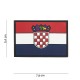Patch 3D PVC Croatie (avec velcro) de la marque 101 Inc (15049 | 444110-4020)