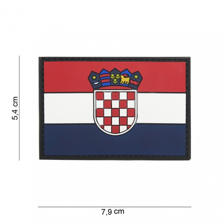 Patch 3D PVC Croatie (avec velcro) de la marque 101 Inc (15049 | 444110-4020)