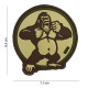 Patch 3D PVC King kong sable (avec velcro) de la marque 101 Inc (14023 | 444180-3873)