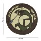 Patch 3D PVC Spartan aut brun (avec velcro) de la marque 101 Inc (14047 | 444180-3953)