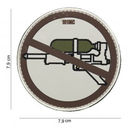 Patch 3D PVC Super soaker brun (avec velcro) de la marque 101 Inc (14053 | 444130-3956)
