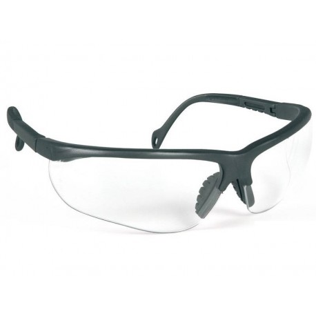 Lunettes de protection profun verres incolores et montures noires | DMoniac