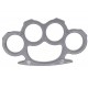 Poing américain aluminium argent de la marque DM diffusion (10507)