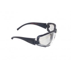 Lunettes de protection promouss verres incolores et montures noires, Dmoniac