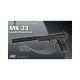 Airsoft - Réplique airsoft MK 23 special operations gaz non blow back de la marque ASG (14763)