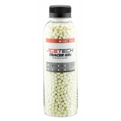 Airsoft - Bille tracer 0.20g en pot de 2700 billes de la marque Acetech (BB1002)