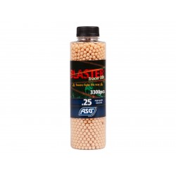 Airsoft - Bille Blaster tracer rouge 0.25 gramme en pot de 3300 billes de la marque ASG (19465)