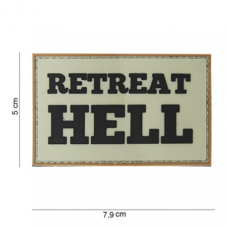 Patch 3D PVC Retreat hell sable (avec velcro) de la marque 101 Inc (10059 | 444180-3738)