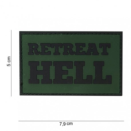 Patch 3D PVC Retreat hell vert (avec velcro) de la marque 101 Inc (10062 | 444180-3737)