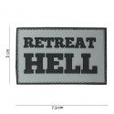 Patch 3D PVC Retreat hell gris