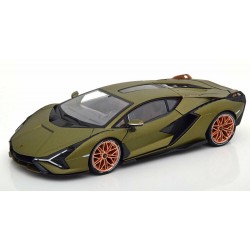 Miniature – Lamborghini Sian FKP37 verte de 2019 (à l’échelle 1/18) de la marque Bburago (18-11046)