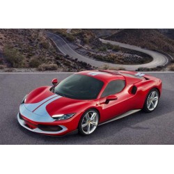 Miniature – Ferrari 296 GTB Assetto Fiorano rouge de 2021 (à l’échelle 1/18) de la marque Bburago (18-16017)