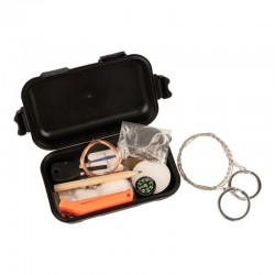 Kit de survie avec boite étanche noire de la marque Fosco (469486)