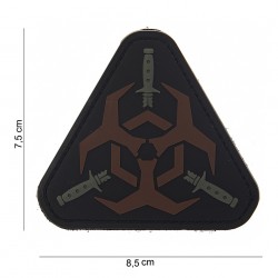 Patch 3D PVC Outbreak response noir et brun (avec velcro) de la marque 101 Inc (13016 | 444150-3733)