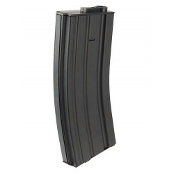 Airsoft – Chargeur 120 billes noir pour réplique airsoft M4 électrique non blow back de la marque Lancer tactical (CLK9012)