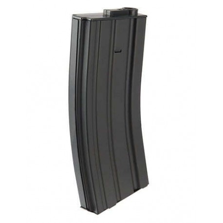 Airsoft – Chargeur 120 billes noir pour réplique airsoft M4 électrique non blow back de la marque Lancer tactical (CLK9012)