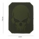 Patch 3D PVC Pirate skull vert (avec velcro) de la marque 101 Inc (13020 | 444150-3727)