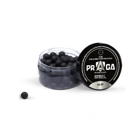 Marqueur de défense – 50 Billes caoutchouc et particules métal (calibre .50) de la marque Praga technology (BBR021 | PR021)
