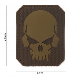 Patch 3D PVC Pirate skull