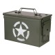 Boite à munitions calibre .50 US army star