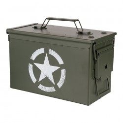 Bivouac - Boite à munitions calibre .50 US army star de la marque Fosco (465300)