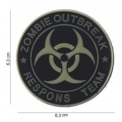 Patch 3D PVC Zombie outbreak respons team