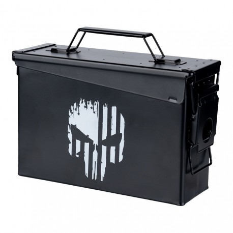 Paintball - Boite à munitions calibre .30 Punish skull de la marque Fosco (465303)