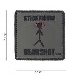 Patch 3D PVC Stick figure