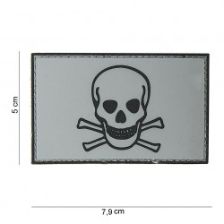 Patch 3D PVC Skull and bones