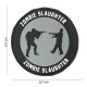 Patch 3D PVC Zombie slaughter noir et gris (avec velcro) de la marque 101 Inc (10075 | 444140-3748)