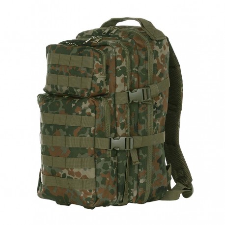 Bivouac - Sac à dos assaut US 25 litres camouflage flecktarn de la marque 101 inc (351710)