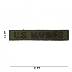 Patch 3D PVC US Marines (avec velcro) de la marque 101 Inc (11164 | 444120-3528)