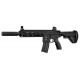 Airsoft - Réplique Delta 595 avec silencieux (polymère) électrique non blow back de la marque BO manufacture (LK9116)